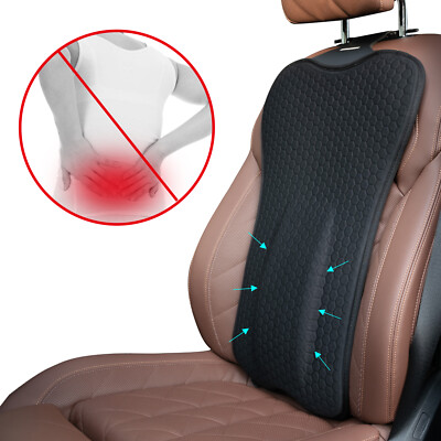 Universal Lumbar Support Back Pain Relief Gel Cushion Seat Waist Back Pillow