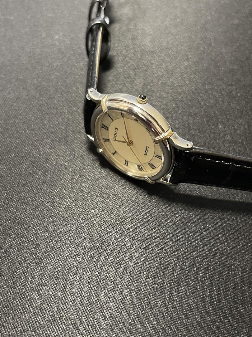 Seiko Dolce Roman Index 32mm Watch 1992 Vintage Quartz Seiko Dolce Roman Index 32mm Watch 1992 Vintage Quartz
