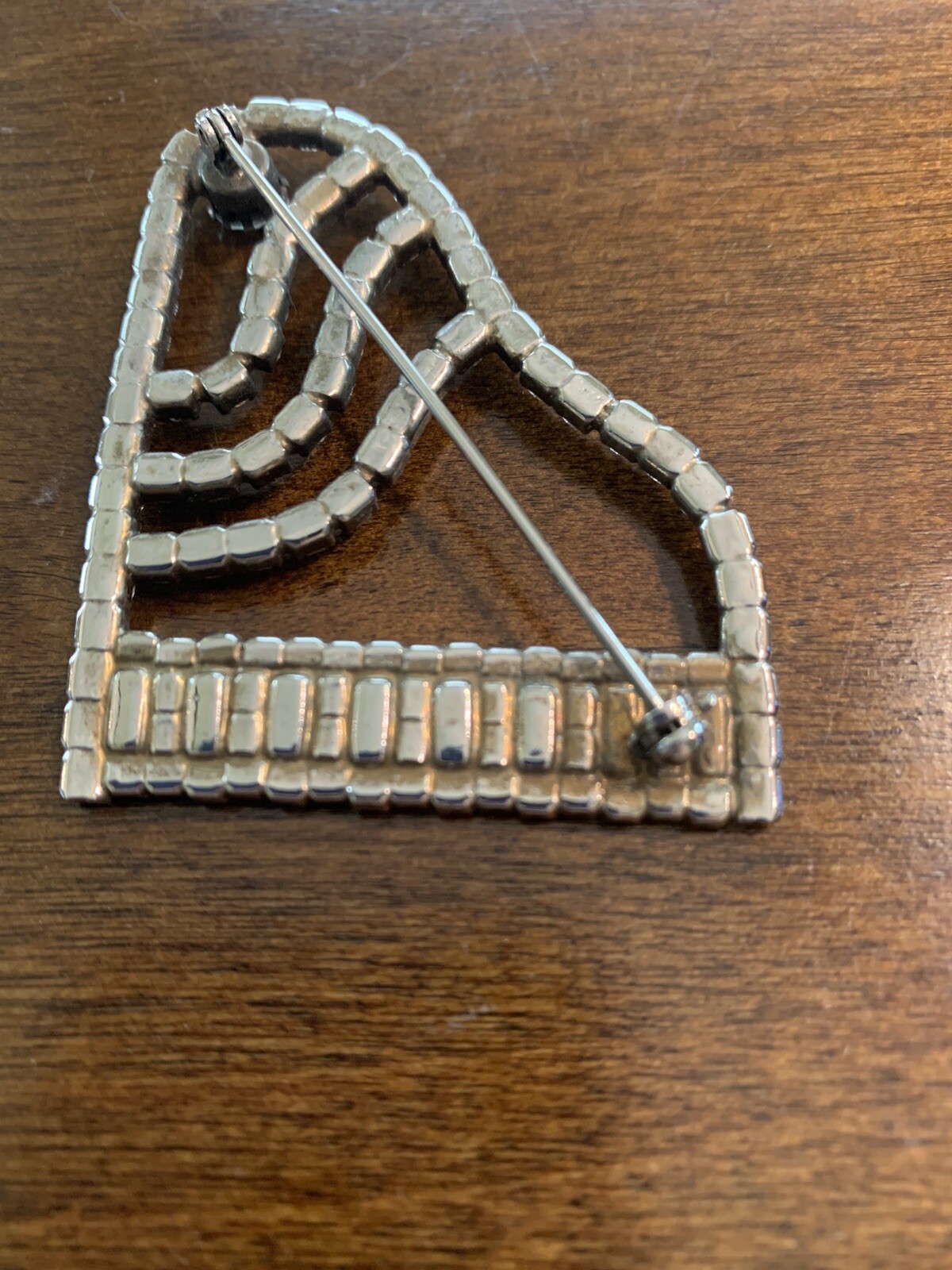 Vintage Baby Grand Piano Keys Cutout Black Clear pron… Gem