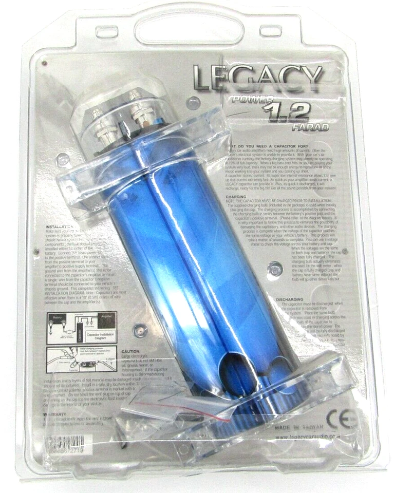 Condensador digital de audio 1,2 faradios amplificador de graves de alta calidad para automóvil 3,5" x 8,86" Foto 4 de 4