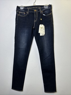 Buffalo David Bitton Men's Skinny Tapered Stretch Denim Jeans