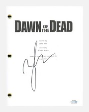 Zack Snyder Signed Autographed Dawn of The Dead Movie Script Screenplay ACOA COA