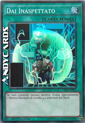 DAI UNEXPECTED (Unexpected Dai)   Super R   CROS IT065   YUGIOH!   ANDYCARDS