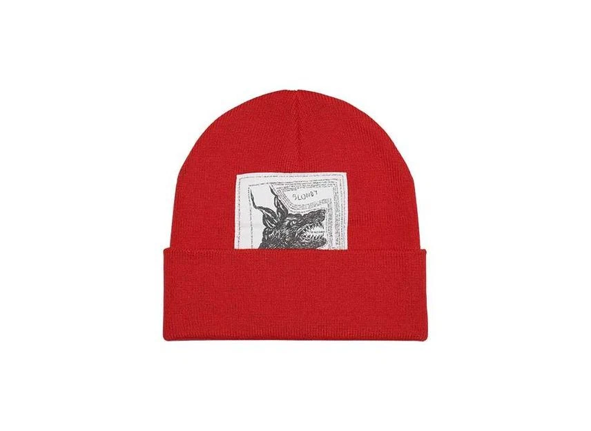 Bonnet rouge Supreme x The North Face
