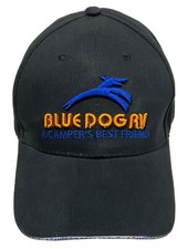 Blue Dog RV Camper Best Friend Fifth Wheels Trailers Black Baseball Cap Hat