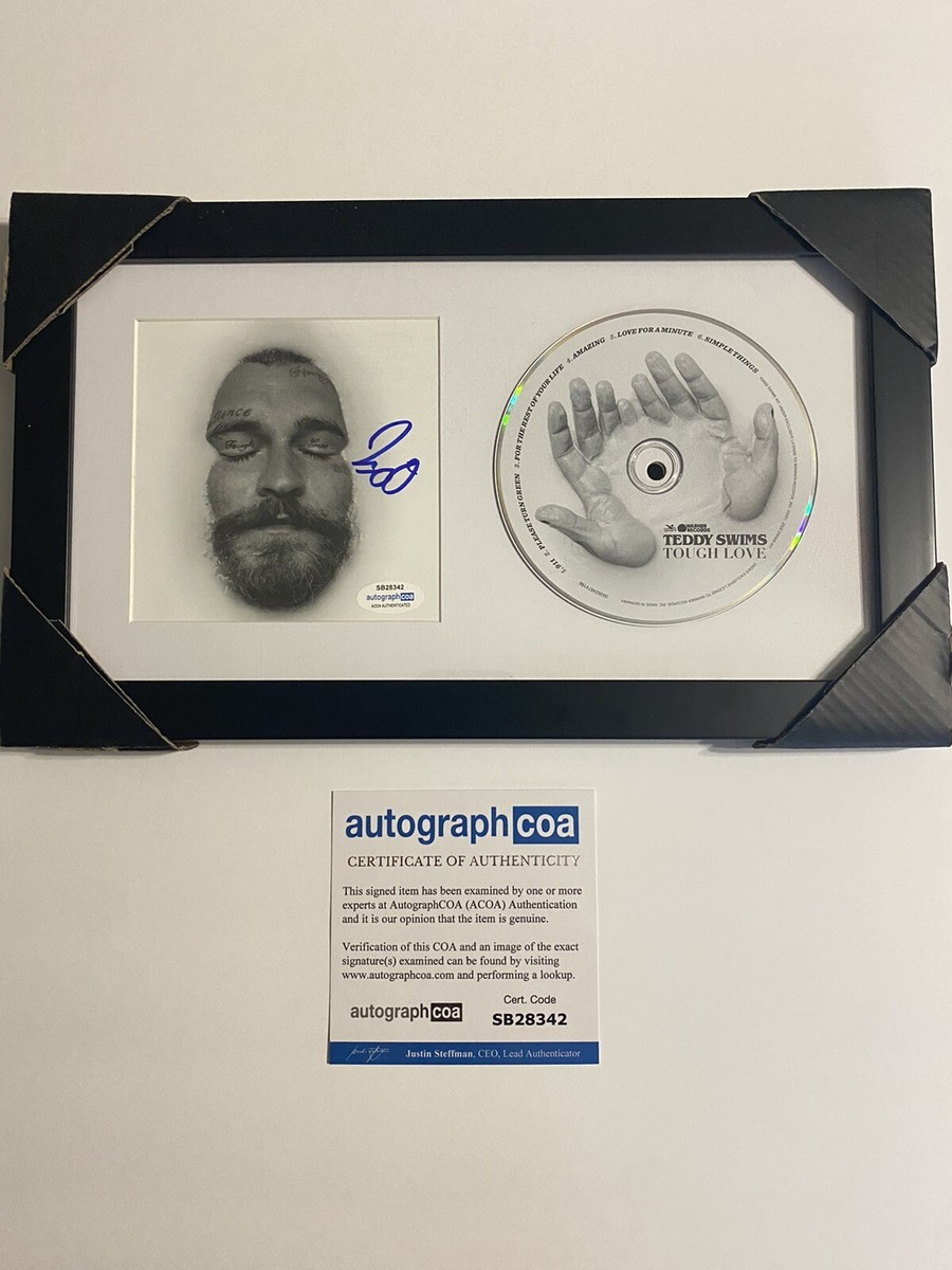 Teddy Swims signed autographed CD “Tough Love”Young Star ACOA COA