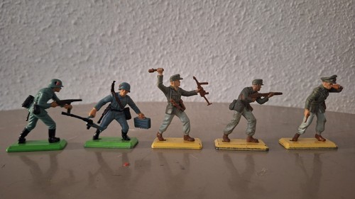 LOT BRITAINS HISTOIRE WWII - 6 Soldats ALLEMANDS - Bon état
