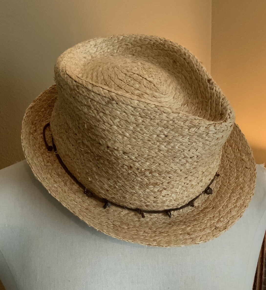 Tommy Bahama Beachy Coastal Crushable Straw 100% Raffia  display picture 2
