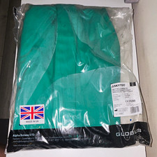 Skytec CHEM FR Chemical Resistant Hooded Coverall Green XL Unisex