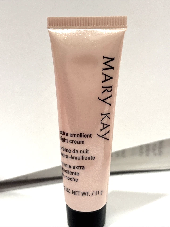 Mary Kay Extra Emollient Night Cream .42oz Travel Size - Lot of 6 - FREE Ship! - Image 2 of 2