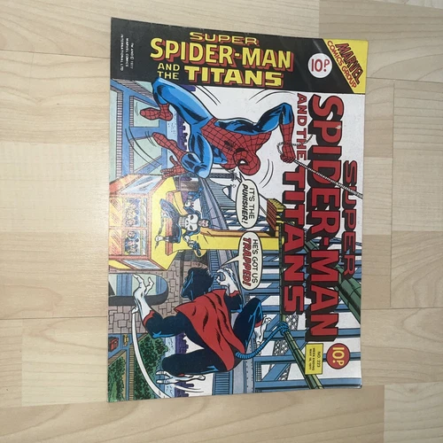 Super Spider-Man and the Titans 223 (1977) Vintage Marvel U.K. Weekly