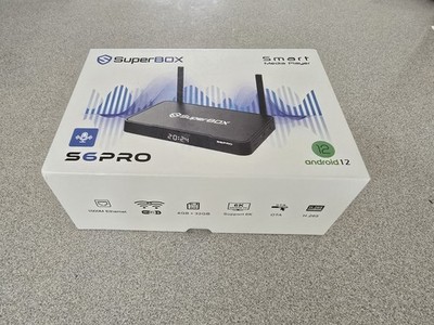 SUPER BOX S6 PRO Streaming Media Player (Make an offer ) Read Desc