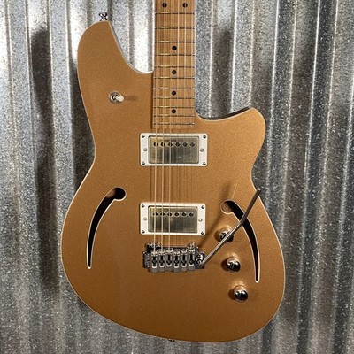 Reverend Kingbolt Air HH Metallic Bronze Semi Hollow Guitar #70965