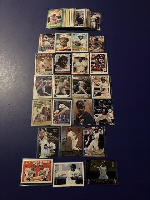Eddie Murray Baseball Card Lot--25 Different Cards--All Major Brands 