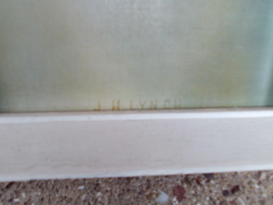 Vintage Original 1960s Framed J H Lynch Print Tina  Mid-Century Art 24" x 20" - image 3 of 4