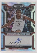 2022 Panini Prizm Draft Picks College Penmanship Hyper Au'Diese Toney Auto 0c2