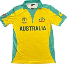 2019 Australia Cricket Polo Shirt   World Cup Retro Champion   UK seller