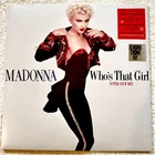 MADONNA Who's That Girl RECORD STORE DAY Sealed RED VINYL Promo Hype Sticker LTD