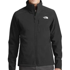 The North Face Mens Black Apex Bionic Softshell Jacket Zip Up Rain Hiking Medium
