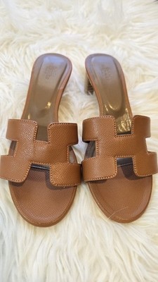 Cheng Sheng Brown H Band Strapy Slide Heels Women s Size 240 US 5.5-6 USA