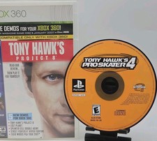 Tony Hawk's Pro Skater 4 PS1 Disc & Demo Case - Authentic PlayStation 1 Game