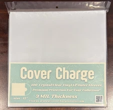 100 Clear Plastic LP Outer Sleeves 3 Mil. HIGH QUALITY Vinyl Record Album Covers