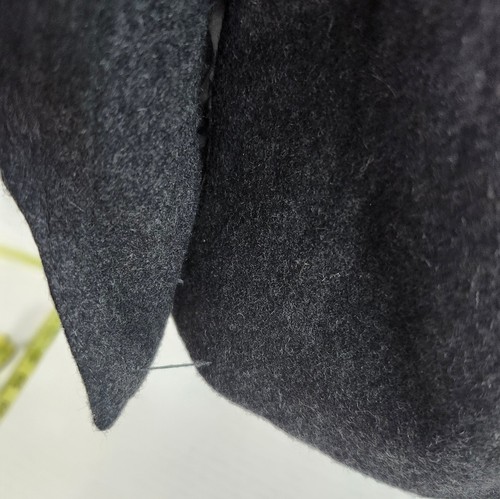 Kenneth Cole Business Coat Mens Large Winter Gray Single Breasted Wool Blend - Picture 9 of 15