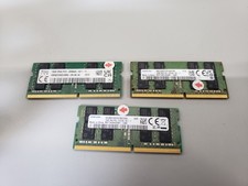 Lot of 3 16GB PC4-3200AA DDR4 PC4 Laptop Memory 2x SAMSUNG 1x SK Hynix UNTESTED