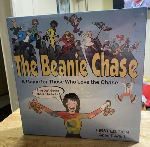 New/Sealed Vintage 1997 The Beanie Chase Beanie Board Game 1st Edition