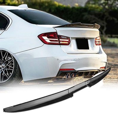 For BMW 3 Series F30 320i F80 M3 F80 2012-18 Carbon Black Style Trunk Spoiler UP