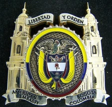 Marine Security Guard Detachment MSG Bogota Columbia Challenge Coin