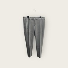 Talbots Hampshire Straight Leg Ankle Pants Size 14 Gray Career Office New