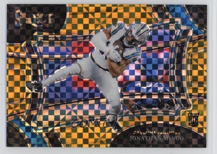 2023 Panini Select Field Level Gold Prizm 8/10 Jonathan Mingo #314 0n64