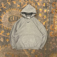 Vintage 90s Nike Center Swoosh Hoodie Red Tag, Size Medium, Made In the USA