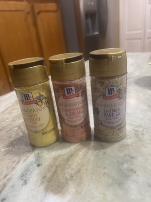 McCormick x Bridgerton Limited Edition Sugars: Strawberry, Lavender & Lemon New