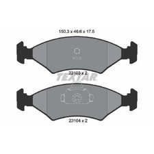 Satz Bremsbeläge Bremsklötze vorne für Ford Orion 1 AFD 2 AFF Puma EC | 24382