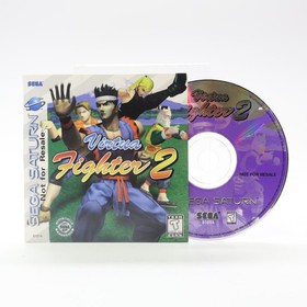 Daytona USA Virtua Fighter 2 Virtua Cop (Sega Saturn) CIB - Authentic Good Cond