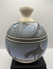 Native American Hand Painted And Etched Navaj...
