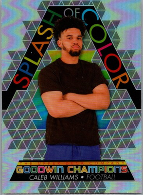 #ad 2022 Upper Deck Goodwin Champions Rainbow Silver Splash RC Chicago Bears $2.95