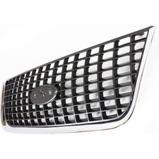 2003-2006 Ford Expedition Rear Cargo Window Sill Trim – 2Pc Chrome Stainless Steel Overlay