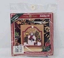Mill Hill Holiday III Buttoned  Beaded Kit "Winter Friends" MHCB51 1995 NOS