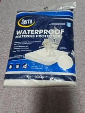 Serta Queen Mattress Protector Waterproof Fitted Cover.