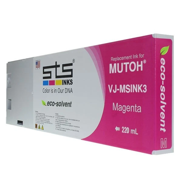 Mutoh VJ628 Eco-Sol Ink Cartridges 110ml - CMYK Kit - Image 3 of 4