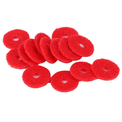 90Pcs Piano Ring Gaskets Soft Wool Small Red Tuning Tool Accessories 1mm Thic - Picture 9 of 11