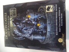 Dragon Castle LED Fountain Medieval RPG Fantasy Tealight Option Dual Power Water