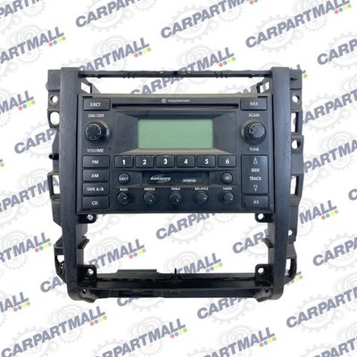 2002-2005 VW JETTA RADIO STEREO CD CASSETTE PLAYER WITH DASH BEZEL OEM 982243020