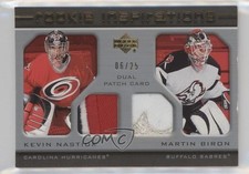 2005 Rookie Update Inspirations 6/25 Kevin Nastiuk Martin Biron Dual Patch 1t6