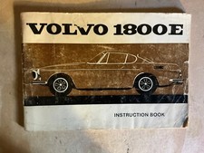 Volvo 1800E Instruction Book used