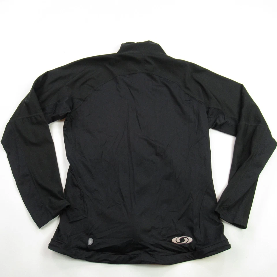 Chaqueta Salomon Niñas Grande Negra Manga Larga Bolsillos Ligera Informal Exterior Foto 4 de 4