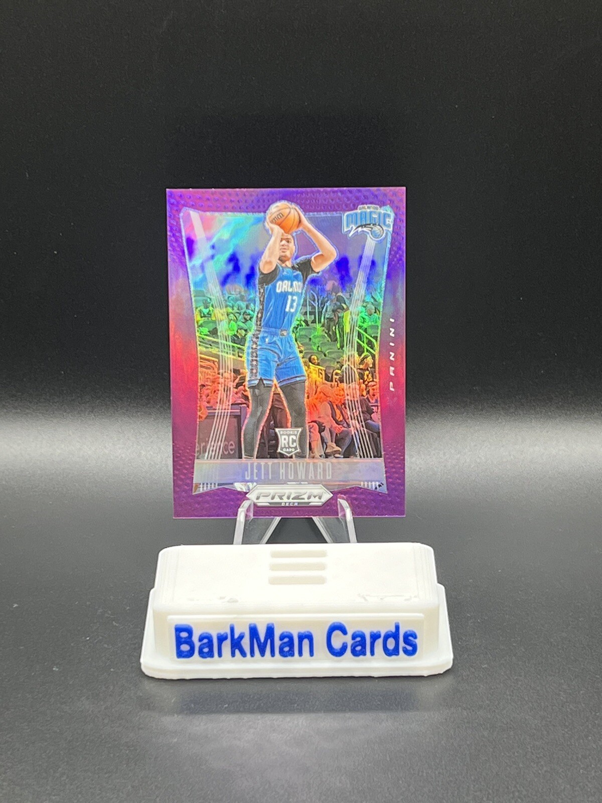 2023-24 Panini Prizm Deca - #173 Jett Howard (RC) Purple Prizm #’d /99 Magic